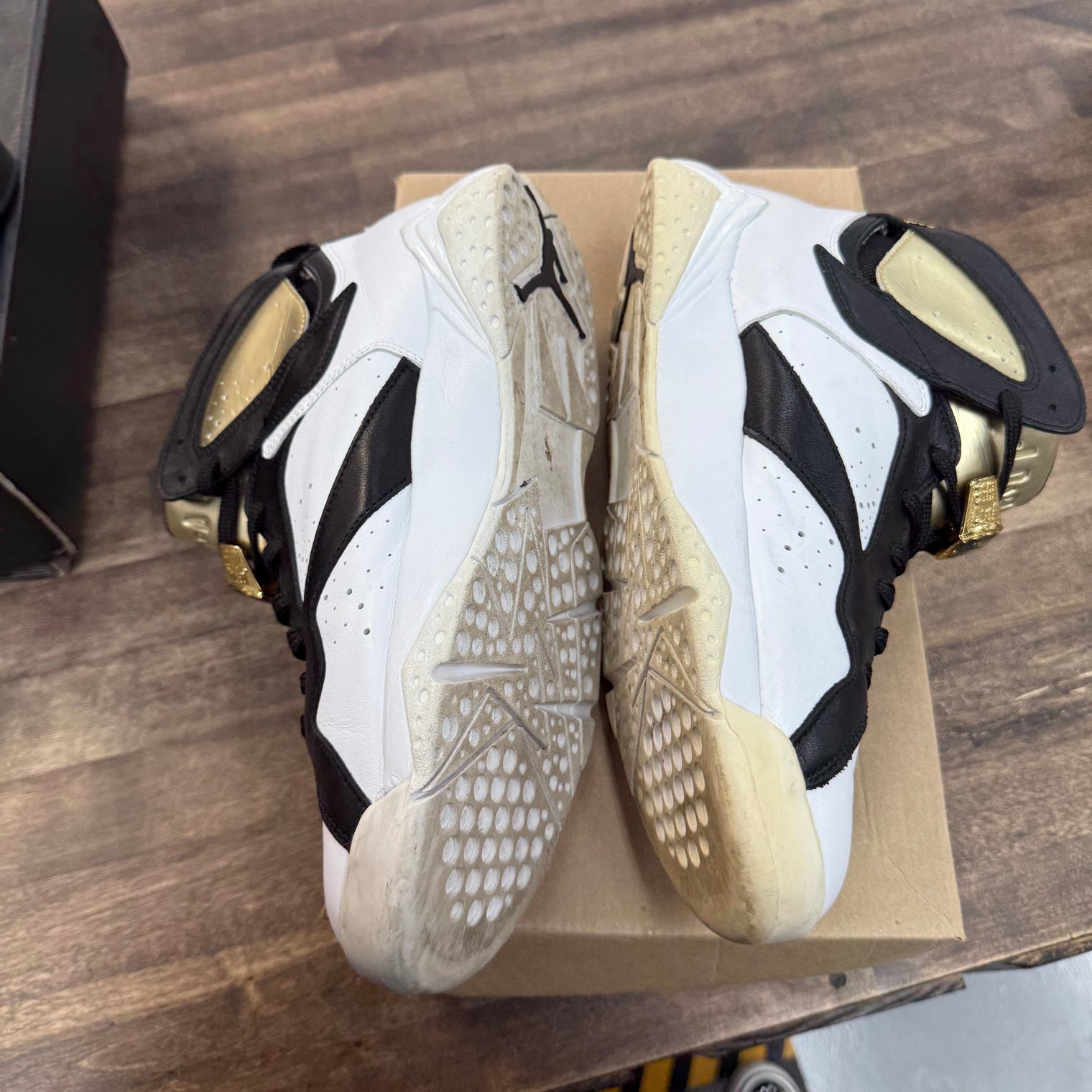 Championship Pack Champagne Jordan 7 Retro (USED, No Box)