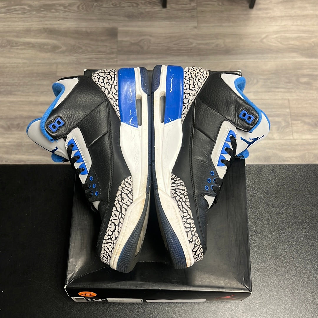 Sport Blue Jordan 3 (USED)