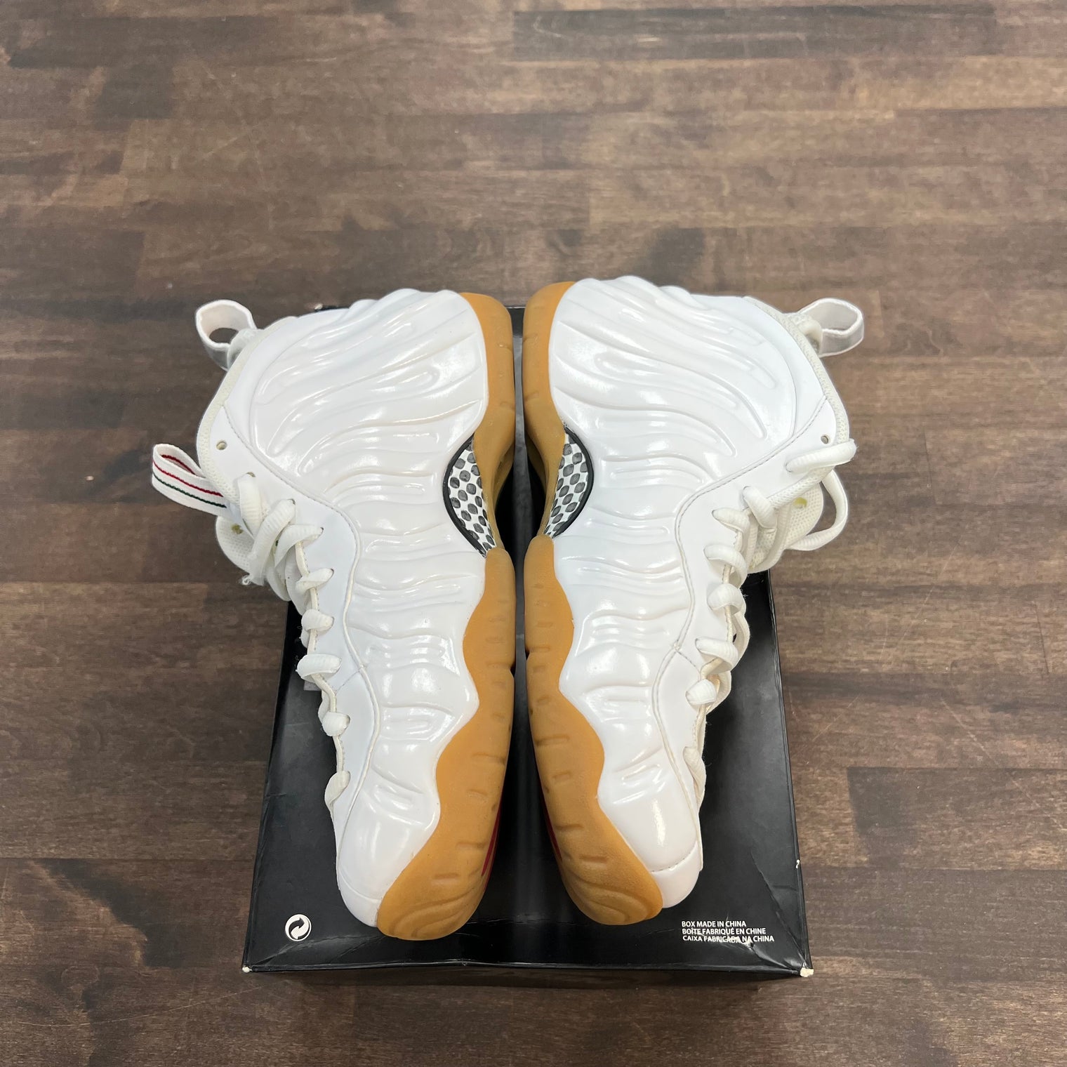 White Gucci Foamposite (USED, No Box Lid)
