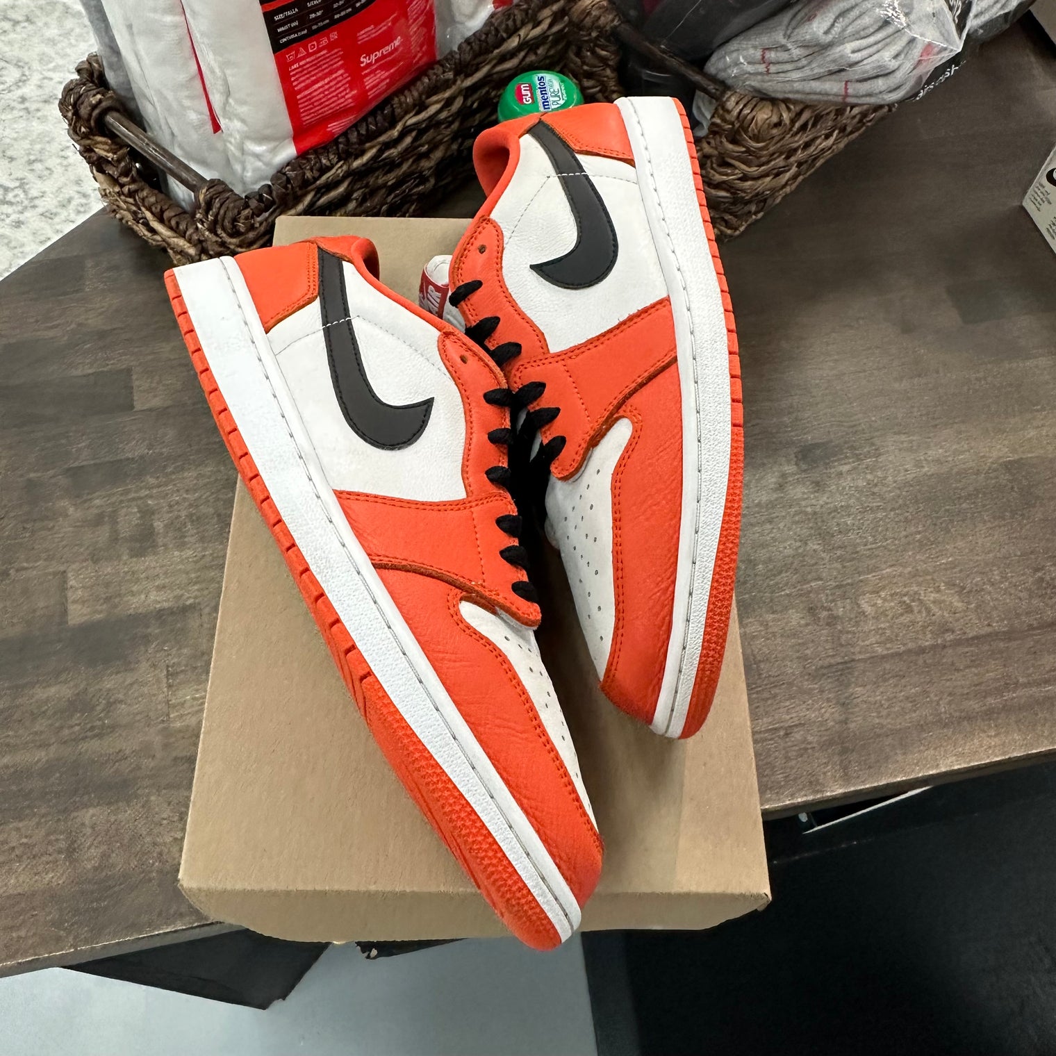 Starfish Jordan 1 Low OG (USED, No Insoles, No Box)