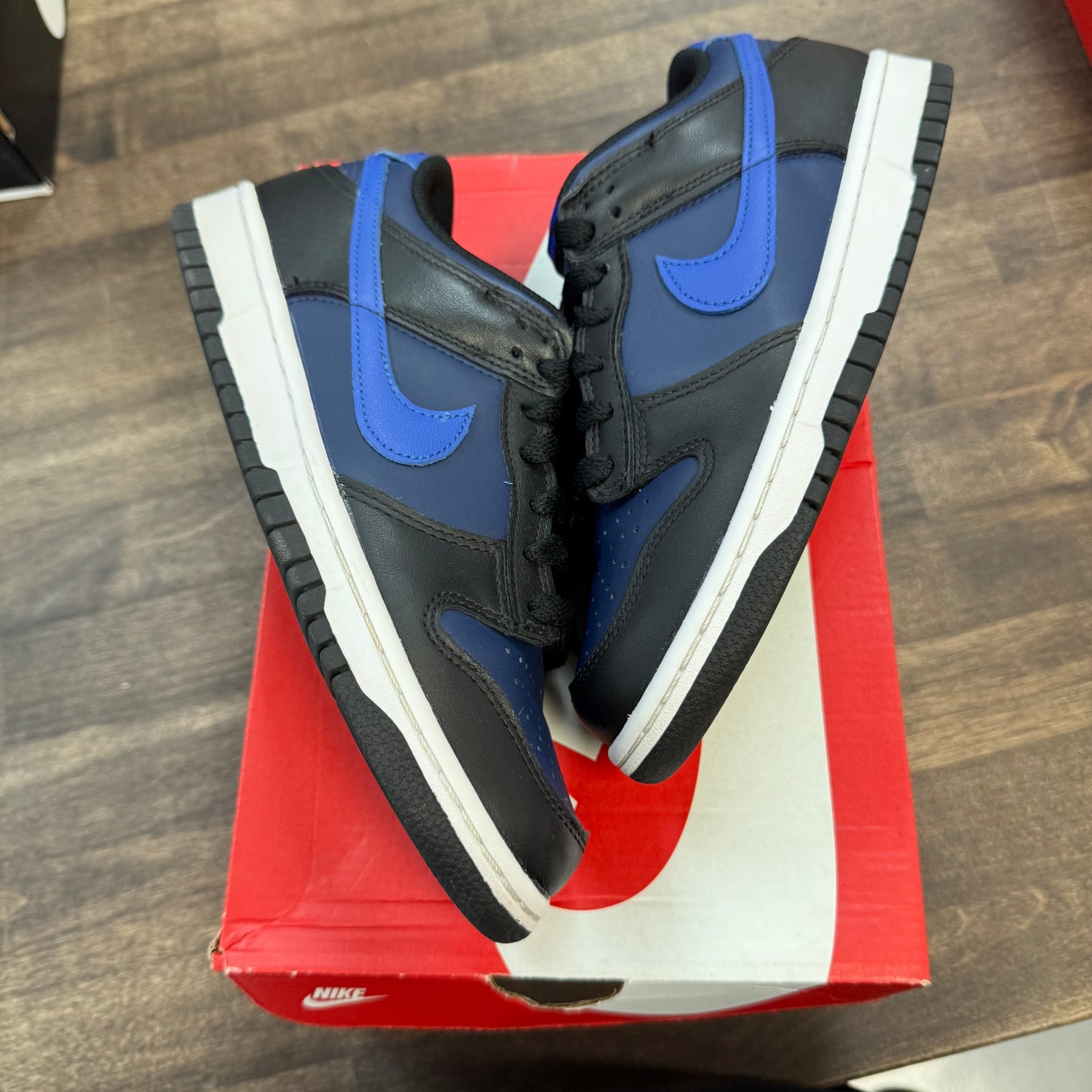 Midnight Navy Dunk Low (GS) (USED, Replacement Box)