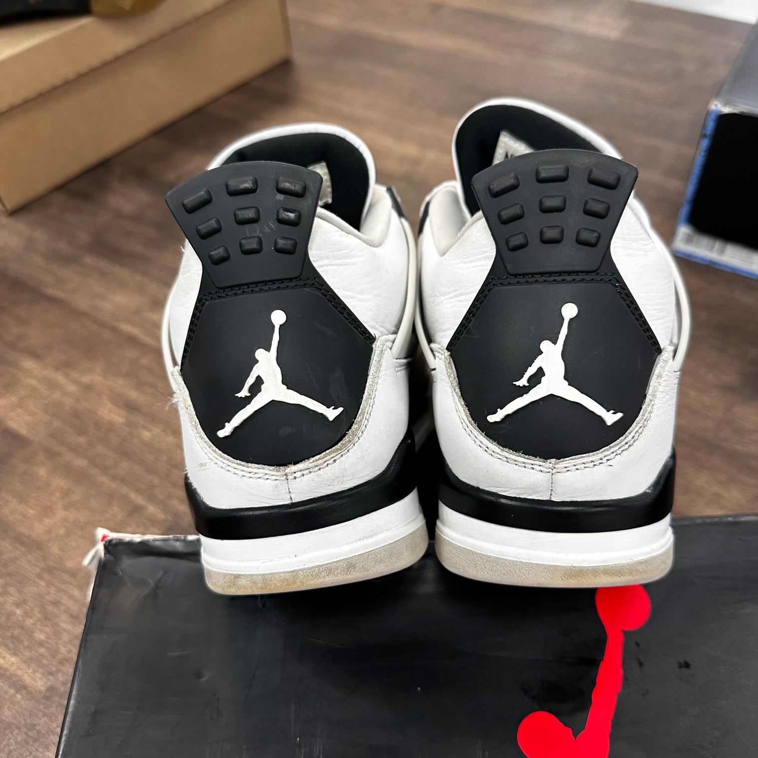 Military Black Jordan 4 (USED,No Box)
