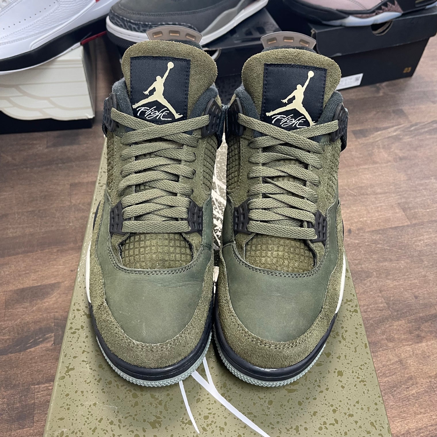 Craft Olive Jordan 4 (USED)