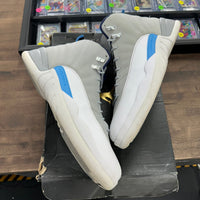 Grey University Blue Jordan 12 (USED, Replacement Box)