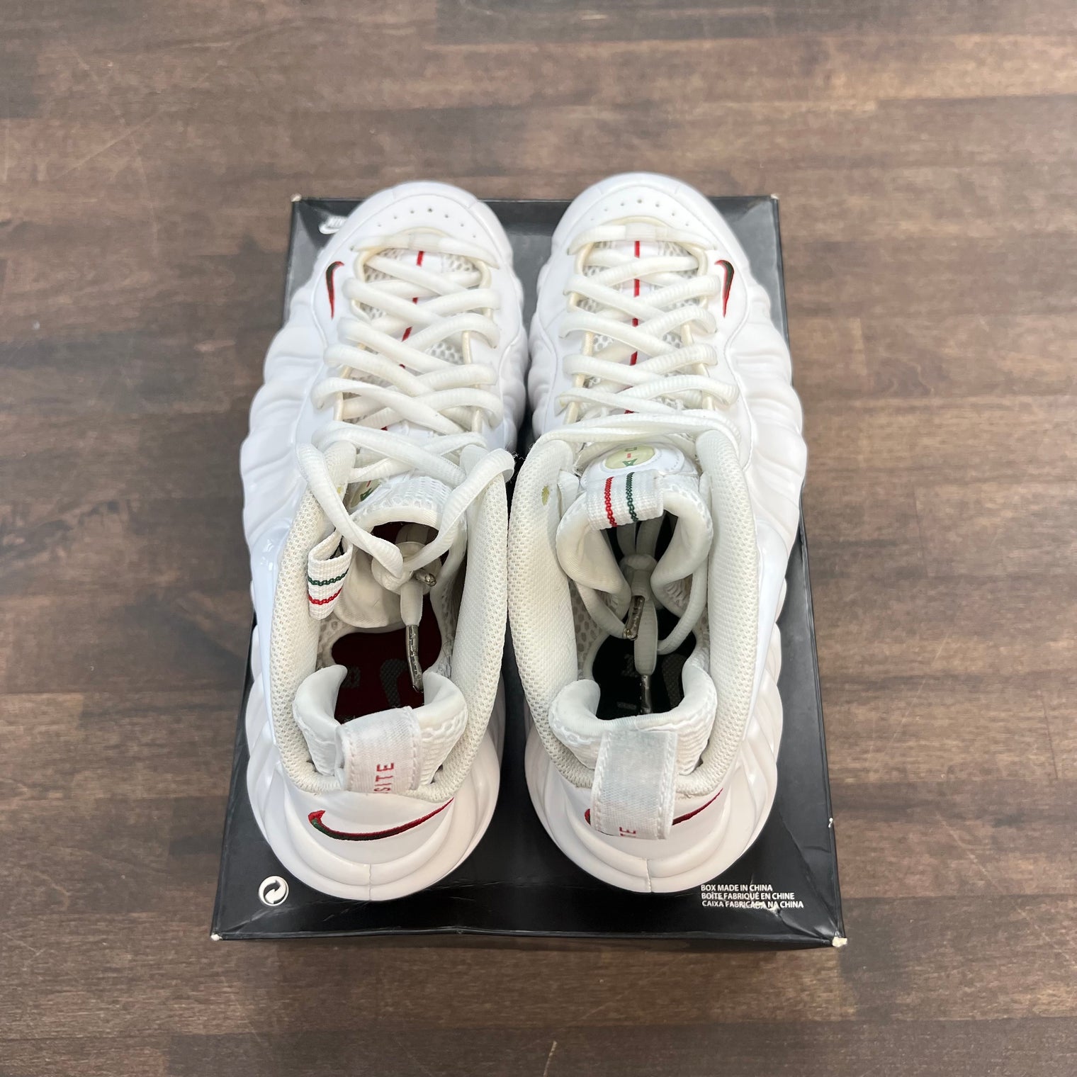 White Gucci Foamposite (USED, No Box Lid)