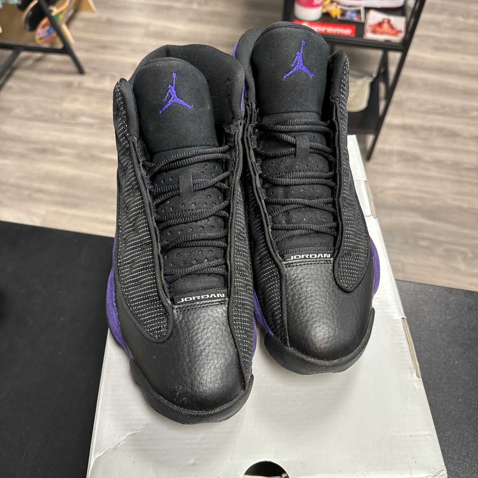 Court Purple Black Jordan 13 (USED)