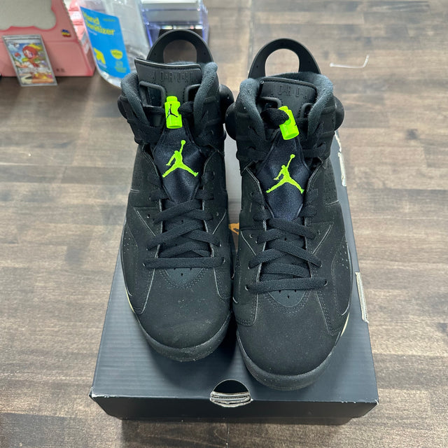 Electro Green Jordan 6 (USED,No Box)