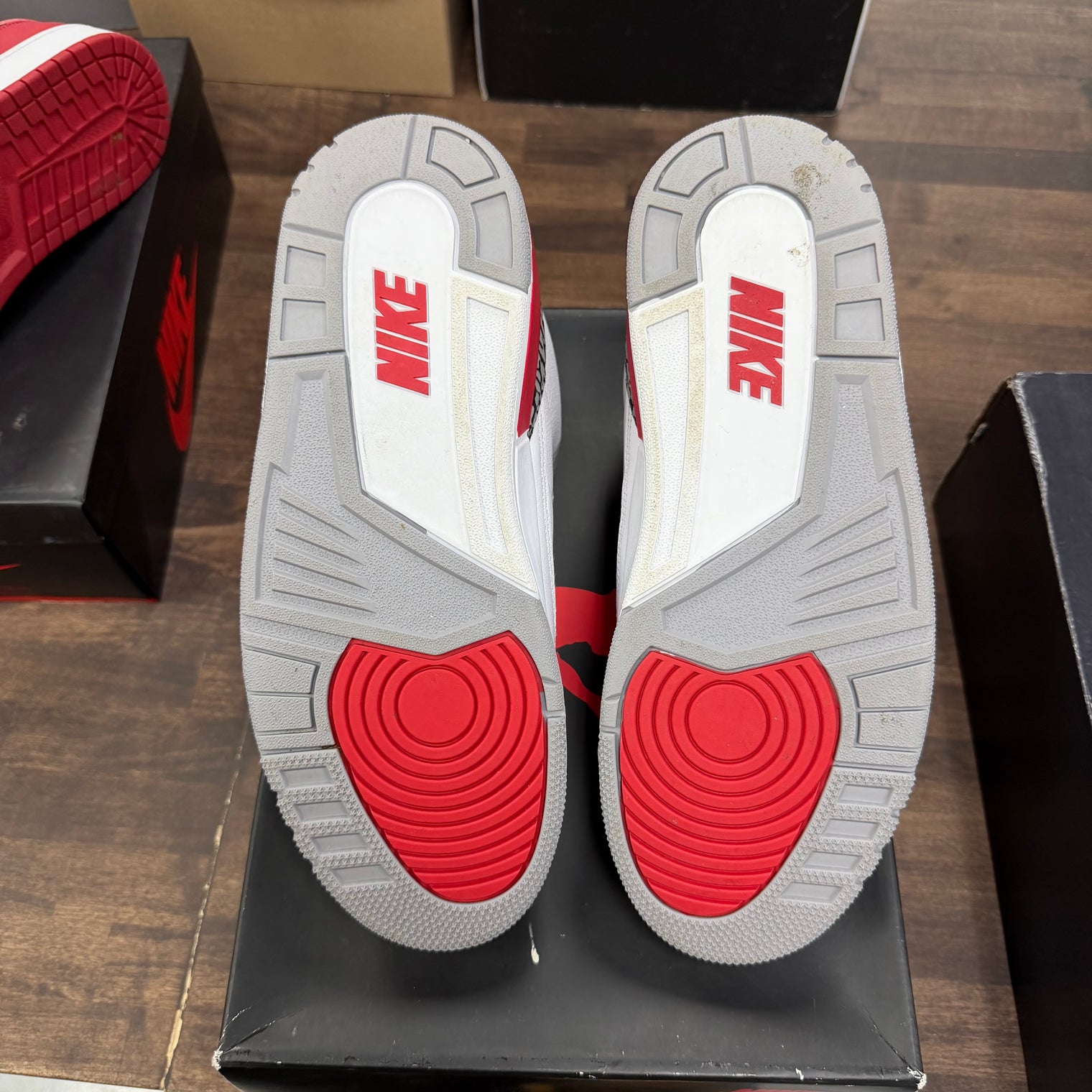 Fire Red Jordan 3 Retro (USED)