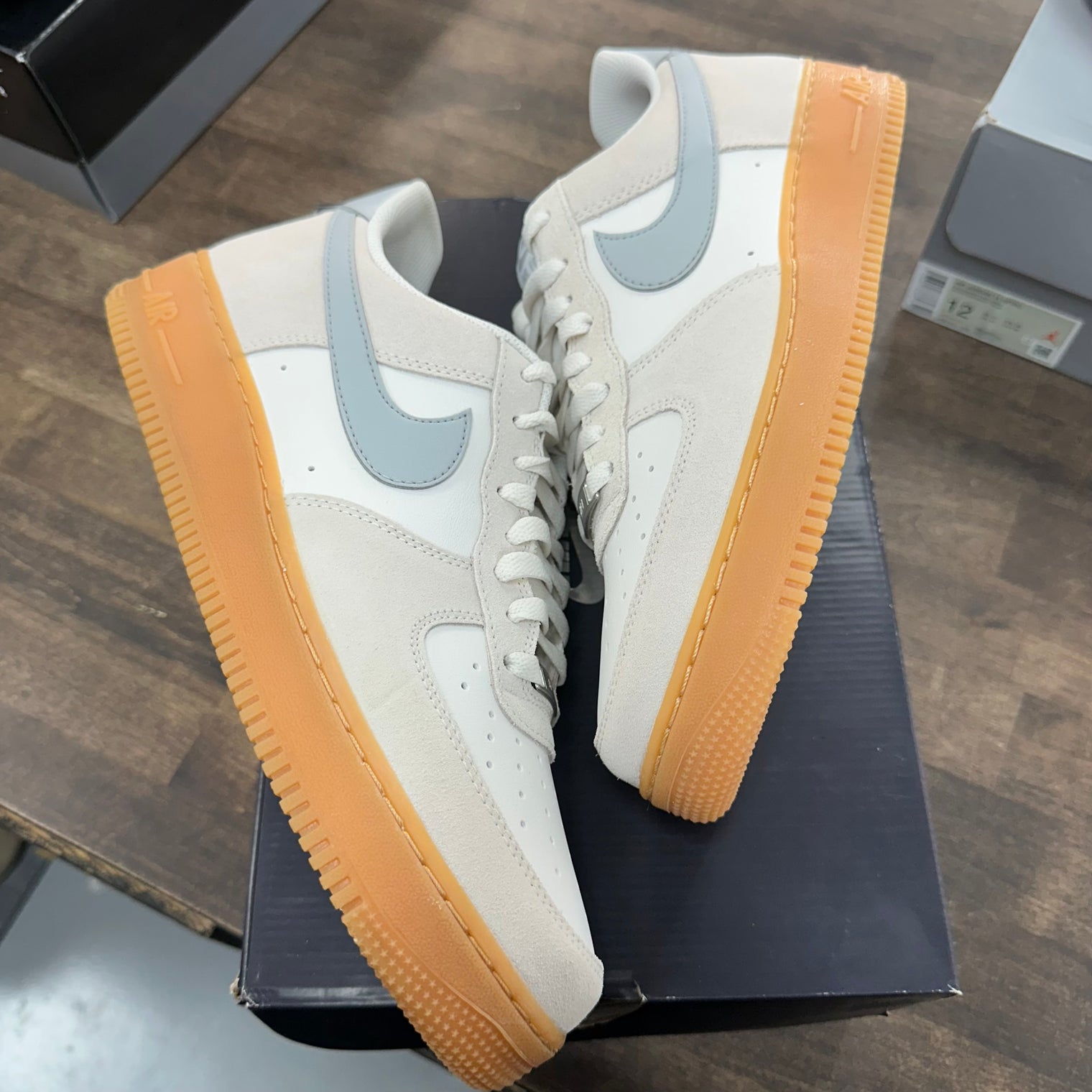 Phantom Light Smoke Gum Air Force 1 (USED)