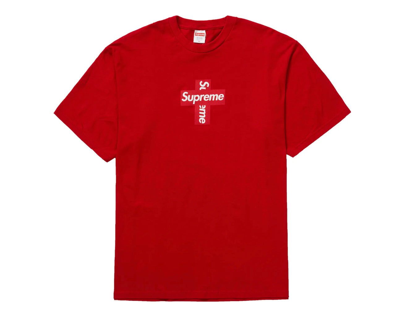 Supreme Cross Box Logo Tee Red (FW20)