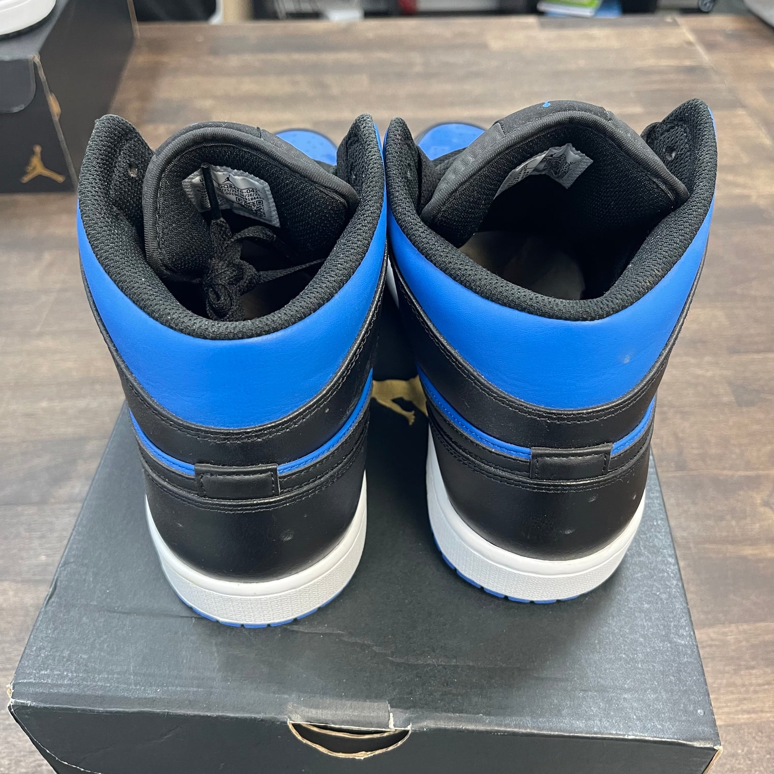 Black Royal Blue Jordan 1 Mid (USED)
