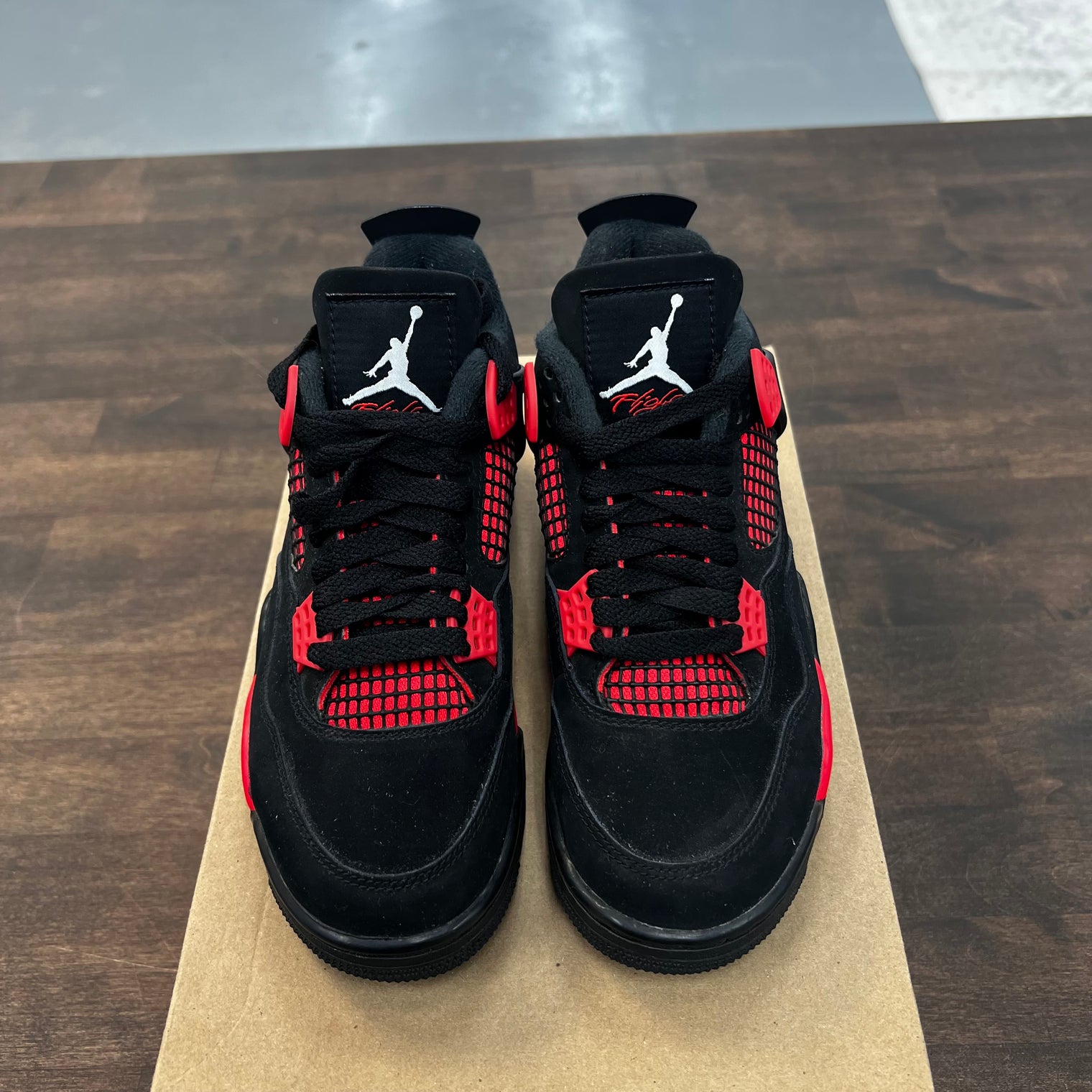 Nike GS Jordan 4 Red Thunder (USED NO BOX)