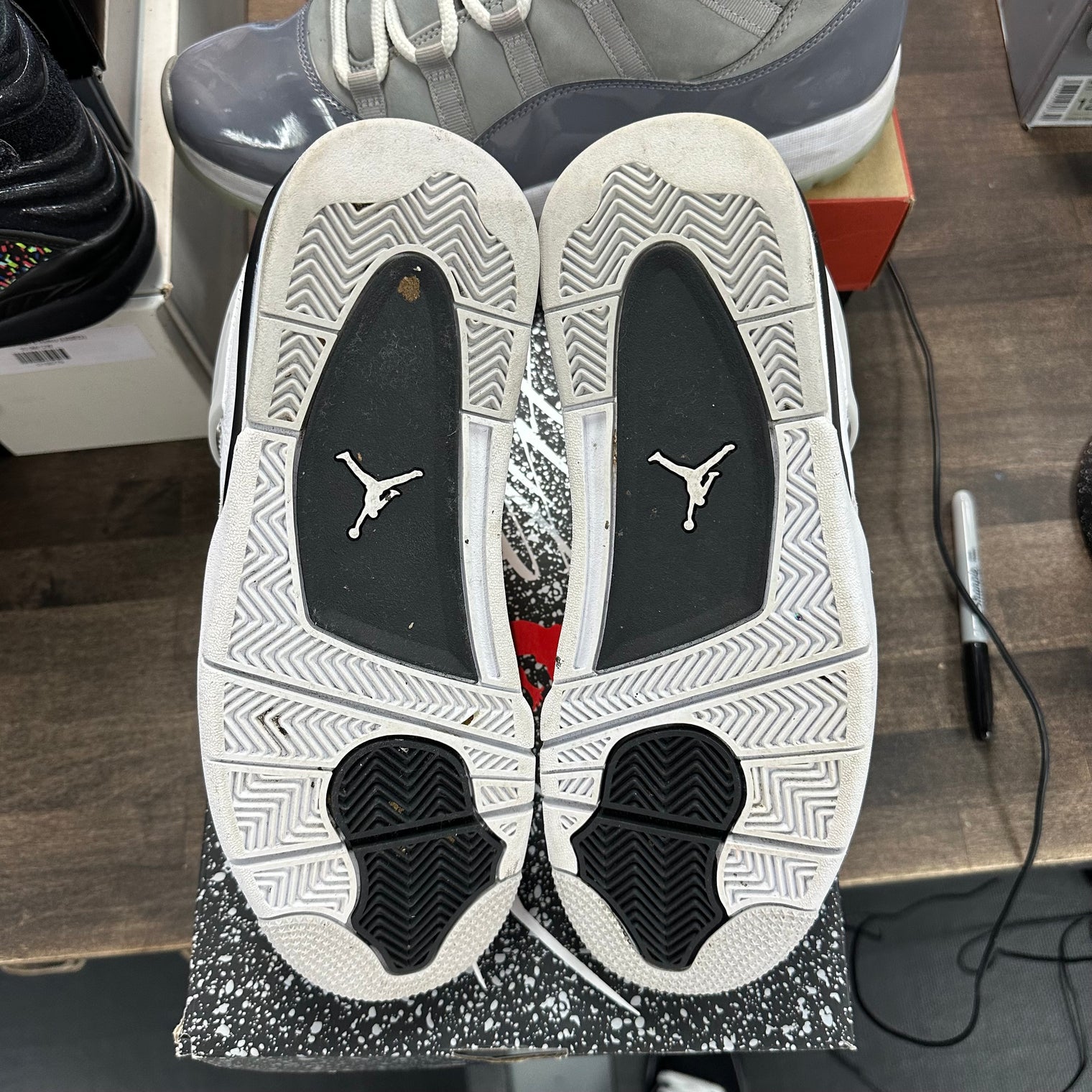 Military Black Jordan 4 Retro (USED)