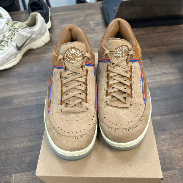 Two 18 x Air Jordan 2 Low Brown (USED,No Box)