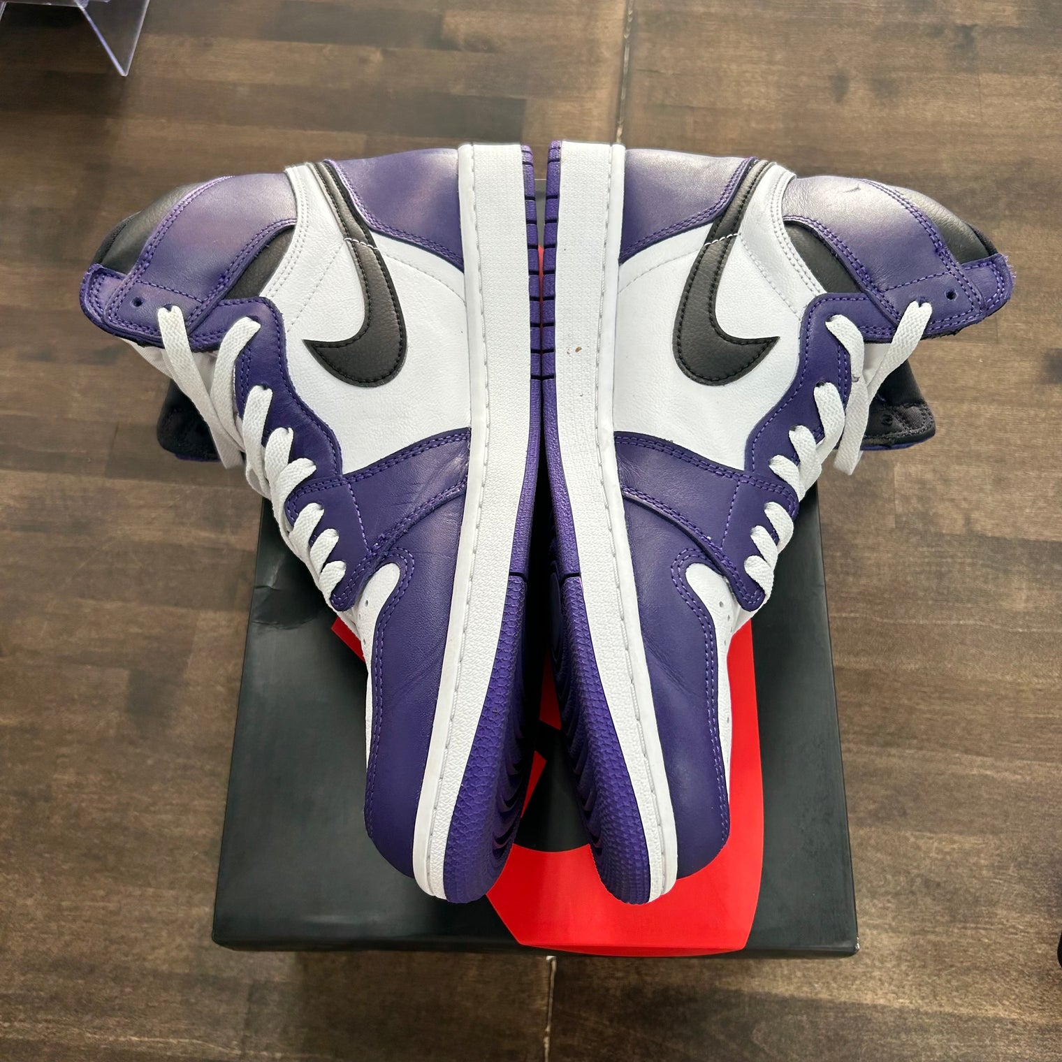Court Purple White Jordan 1 High Retro (USED)