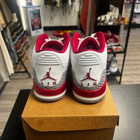 Cardinal Red Jordan 3 (USED, no box)