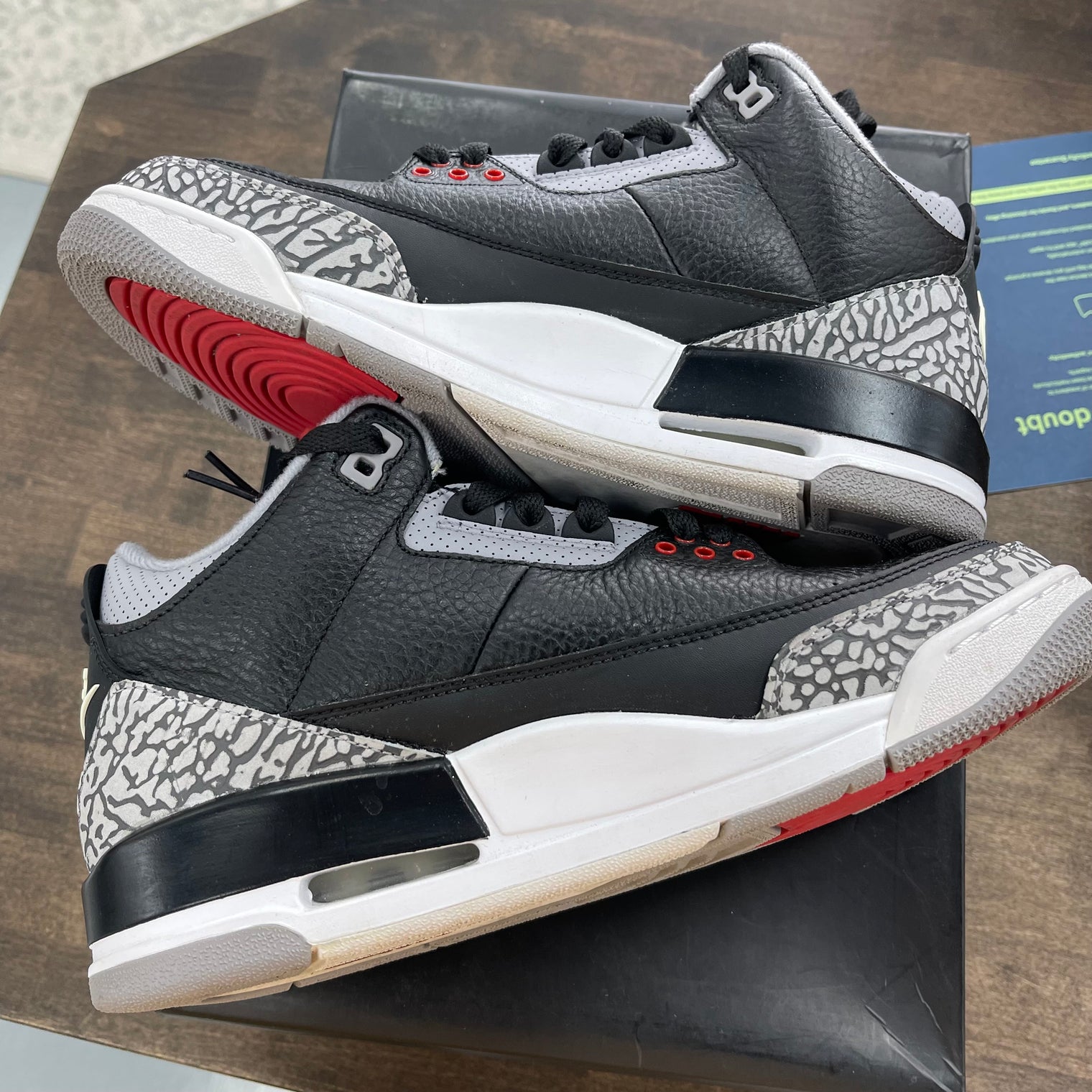 Black Cement Jordan 3 (2018) (USED)