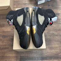 Black Metallic Jordan 5 (2016) (USED, No Box)