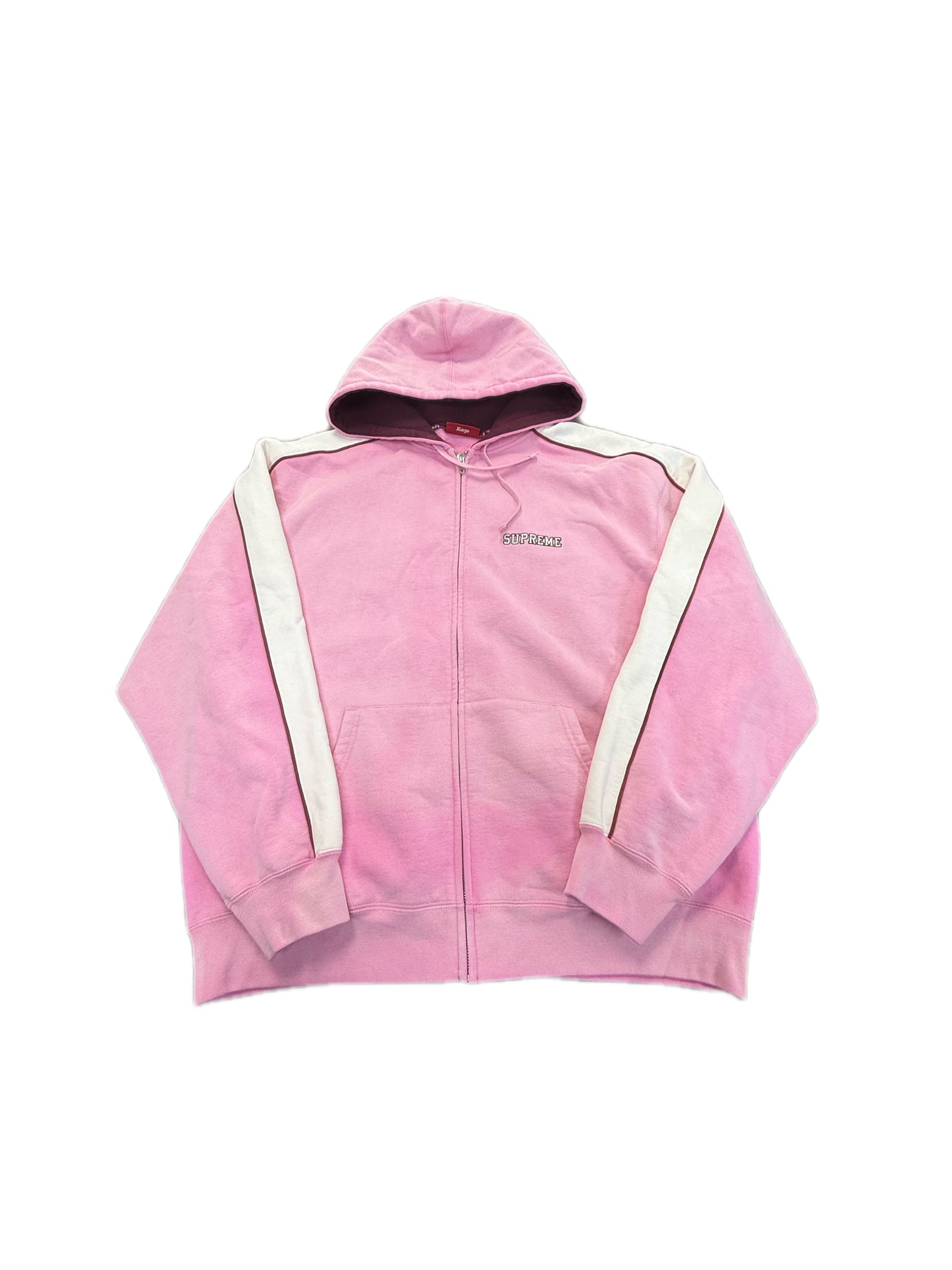 Supreme State Zip Up Sweatshirt Pink (Pre-Owned)
