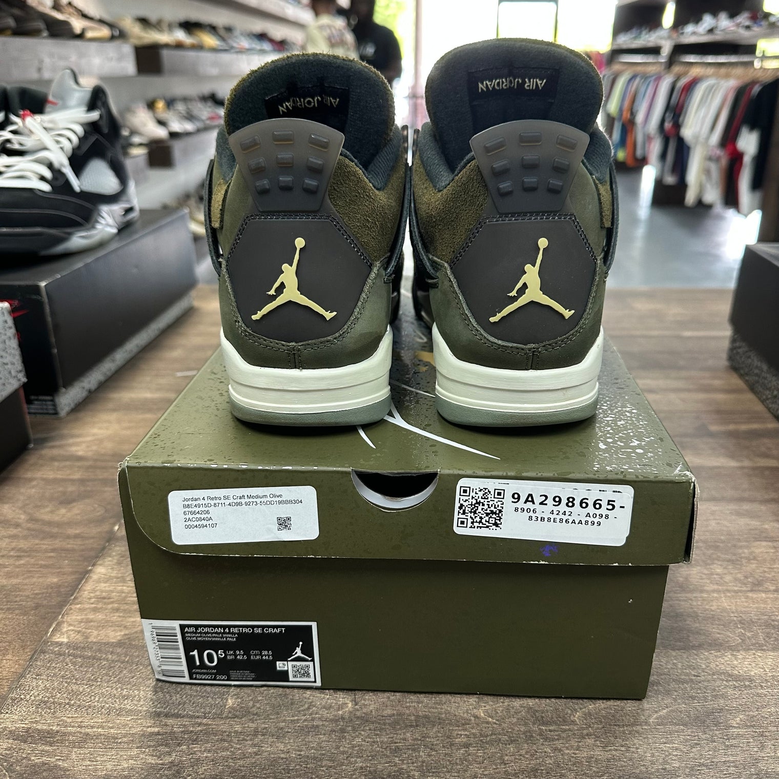 Olive Craft Jordan 4 Retro (USED)