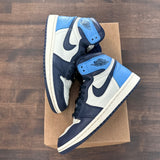 Jordan Obsidian Jordan 1 High Retro (USED, NO BOX) Size 7Y (Pre-Owned) - Image 1