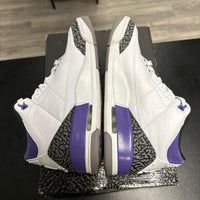 Dark Iris Jordan 3 (USED)