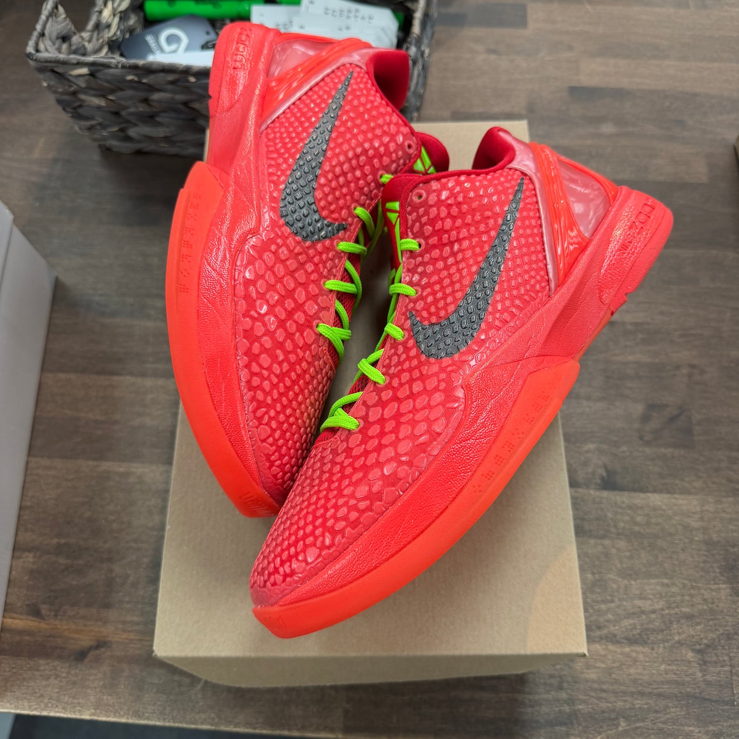 Nike Kobe 6 Protro Reverse Grinch (USED, No Box)