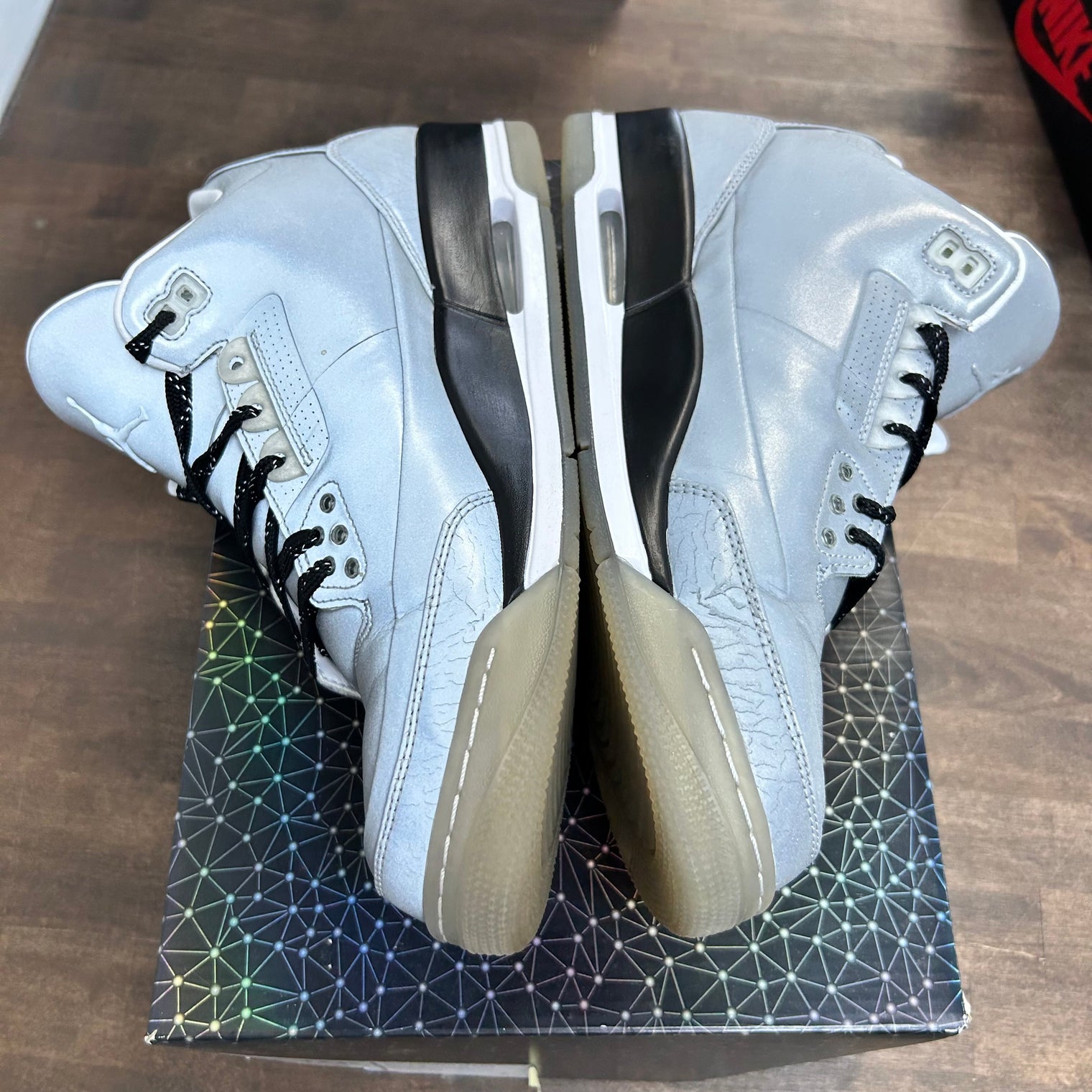 5Lab3 Silver Jordan 3 Retro (USED)