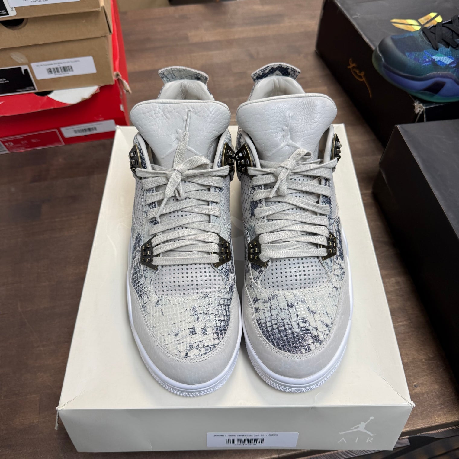 Snakeskin Jordan 4 Retro Pinnacle (US 13) (USED)