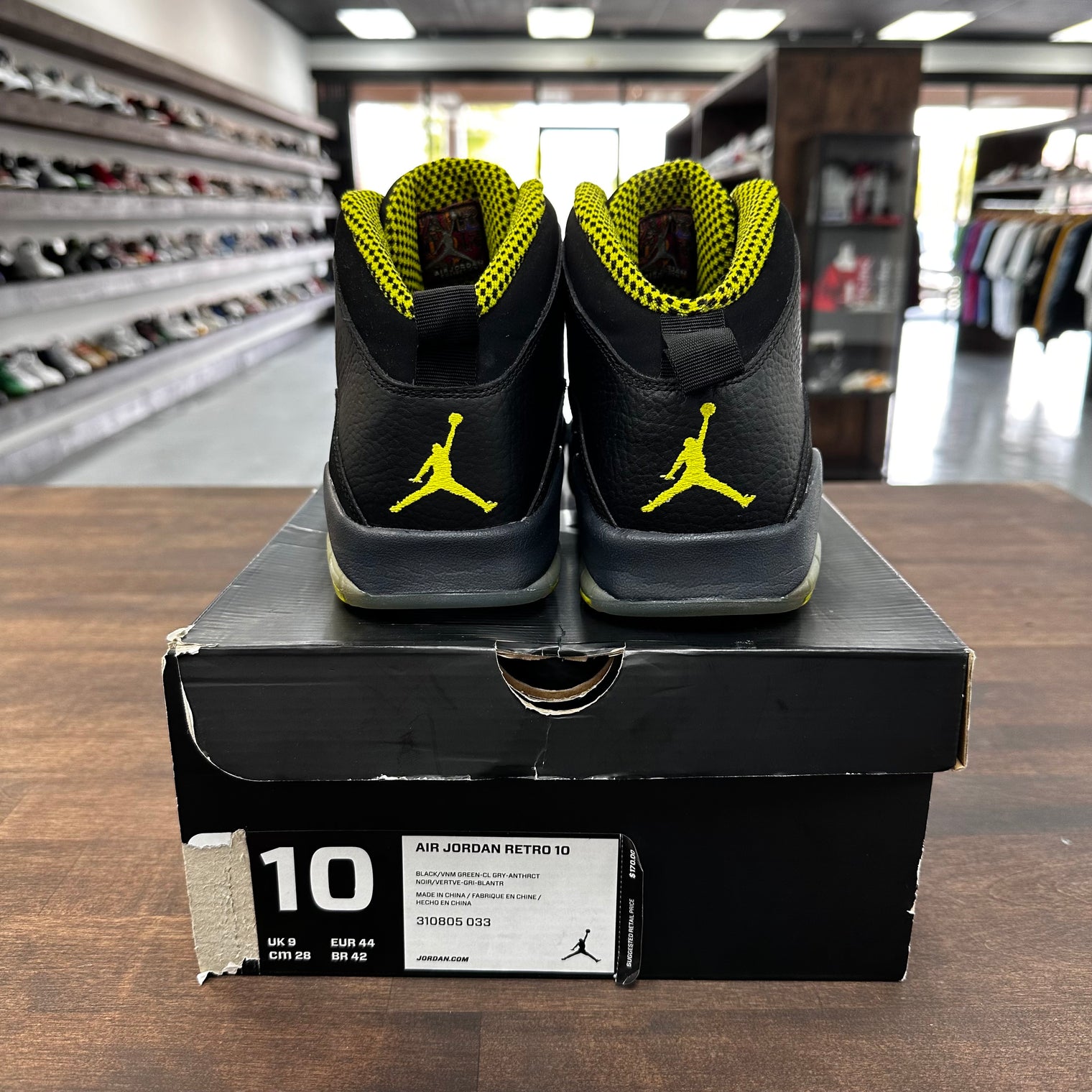 Air Jordan 10 Venom Green (Used)
