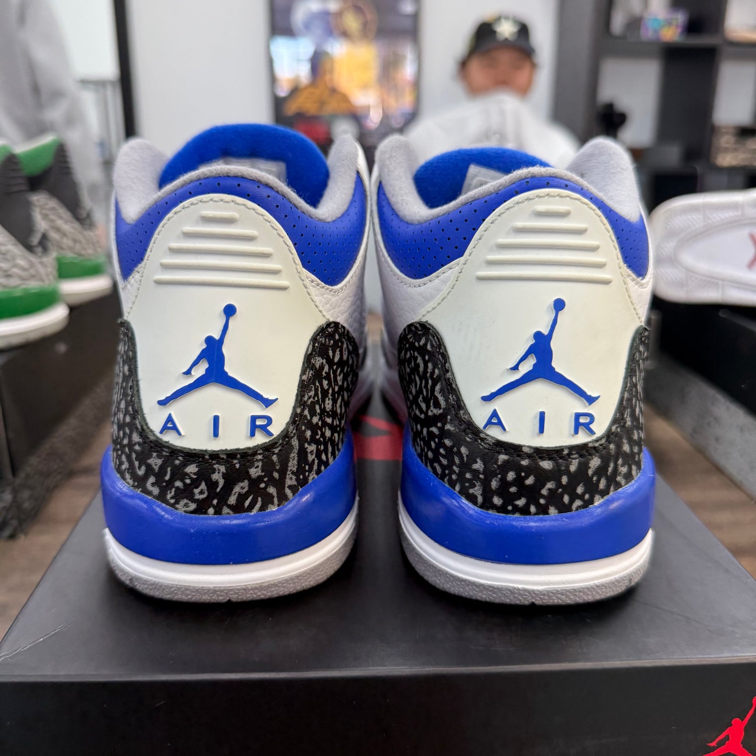 Racer Blue Jordan 3 Retro (GS) (USED)