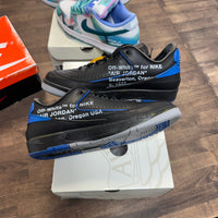 Off-White Black Blue Jordan 2 Low (USED)