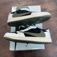 Travis Scott Olive Jordan 1 Low (W) (USED)