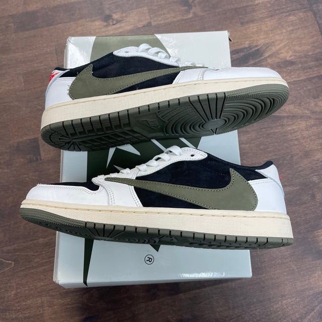 Travis Scott Olive Jordan 1 Low (W) (USED)