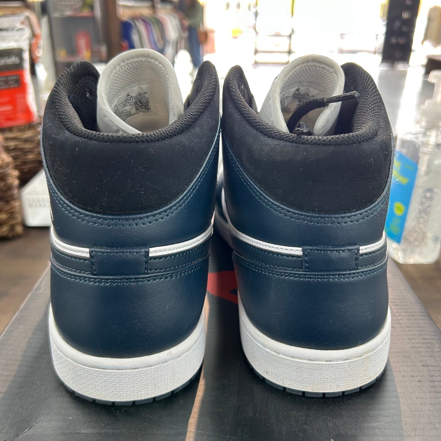 Armory Navy Jordan 1 Mid (USED, Replacement Box)