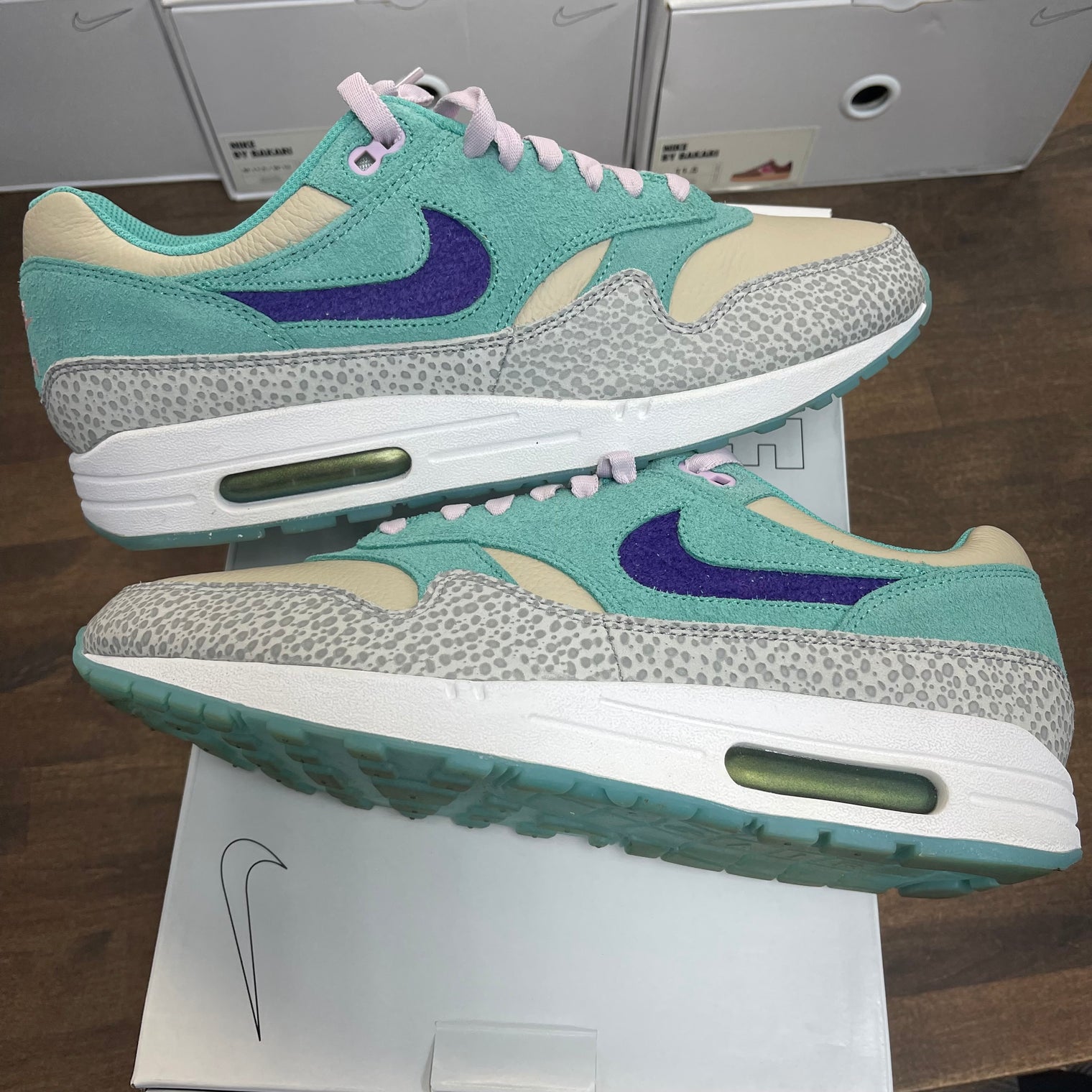 Nike ID Animal Print Green (USED)