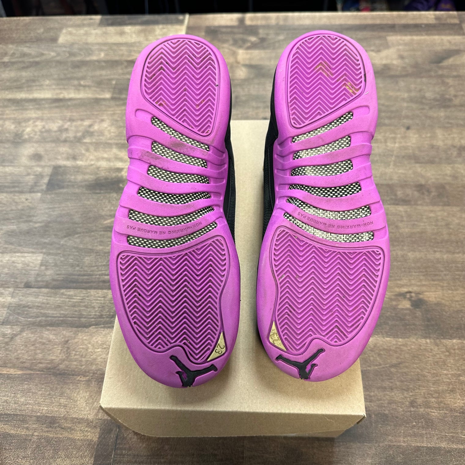 Hyper Violet Jordan 12 Retro (GS) (USED, No Box)