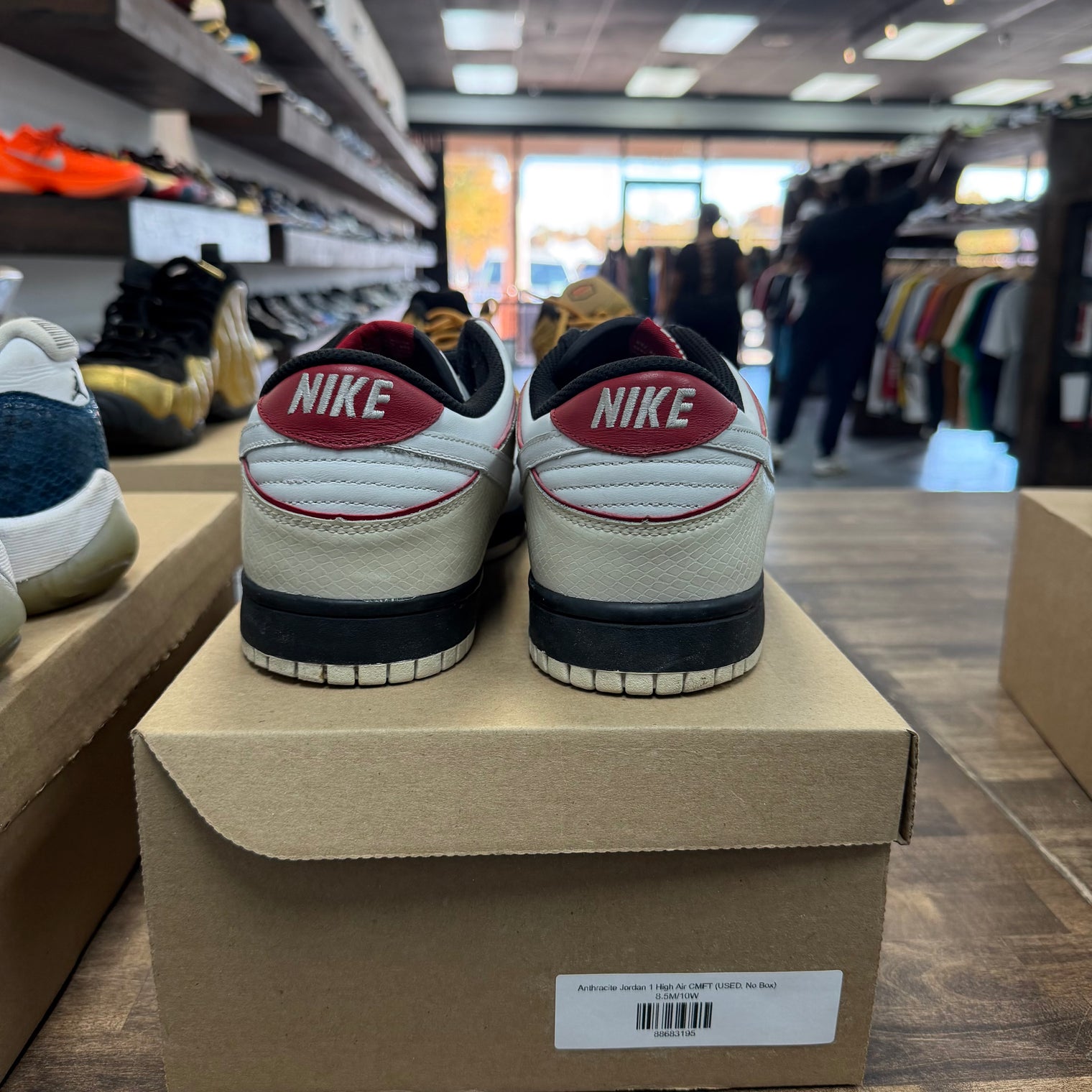 Jordan Pack White Nike Dunk Low CL (2006) (USED, No Box)