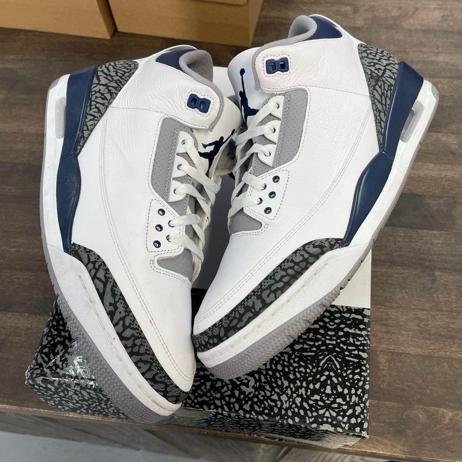 Midnight Navy Jordan 3 (USED)