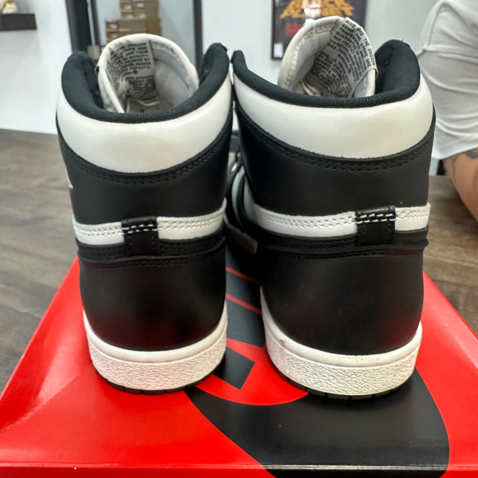 Black White Jordan 1 High 85 (USED)