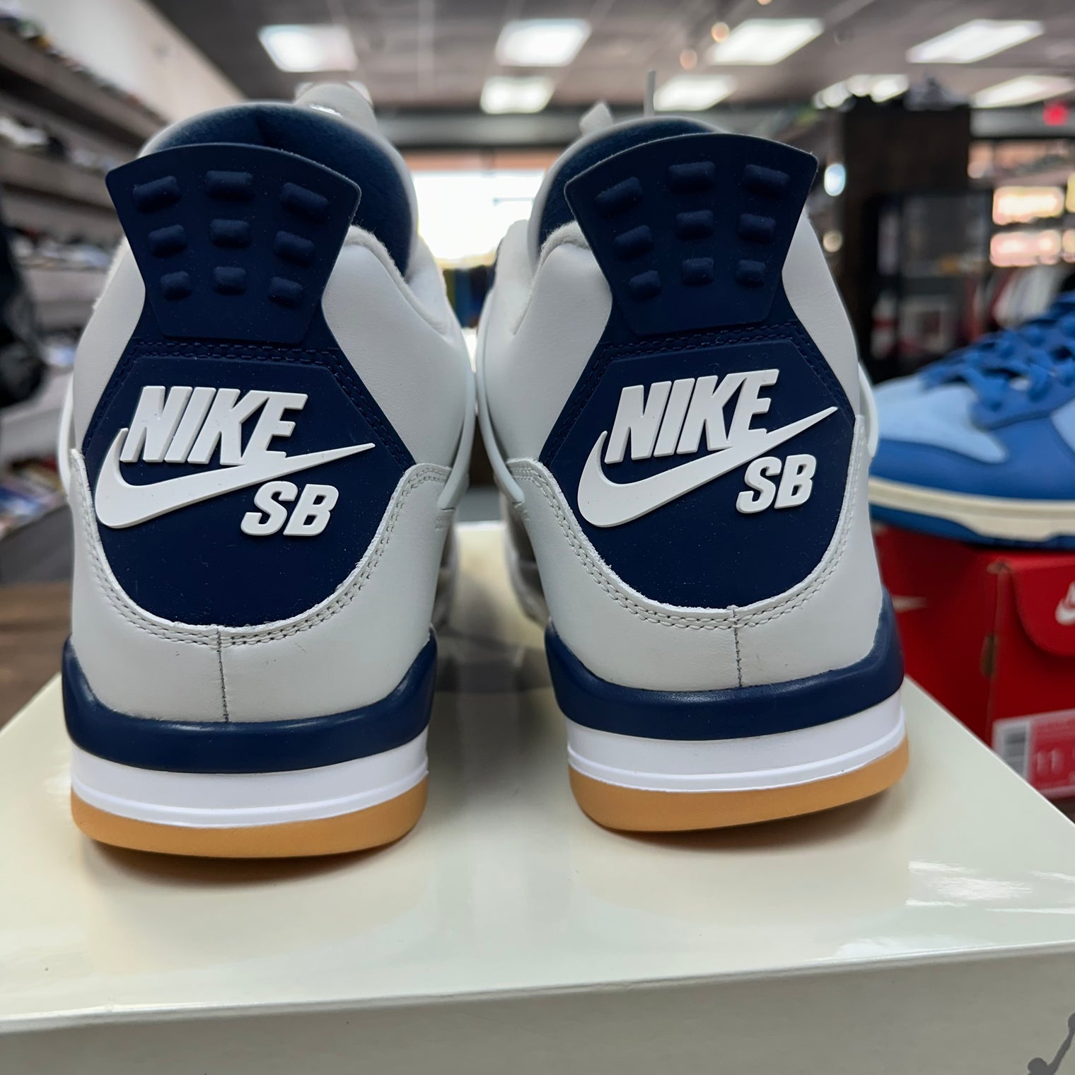 Navy SB Jordan 4 Retro (Lightly Worn)