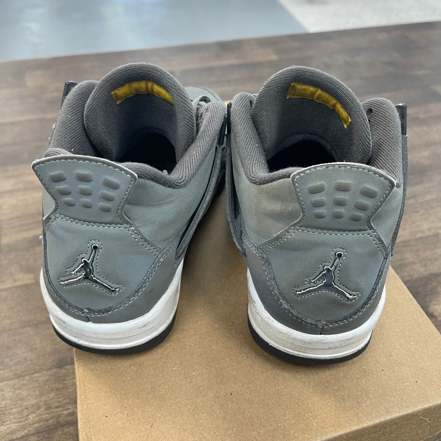 Cool Grey Jordan 4 (GS) (USED, No Box)