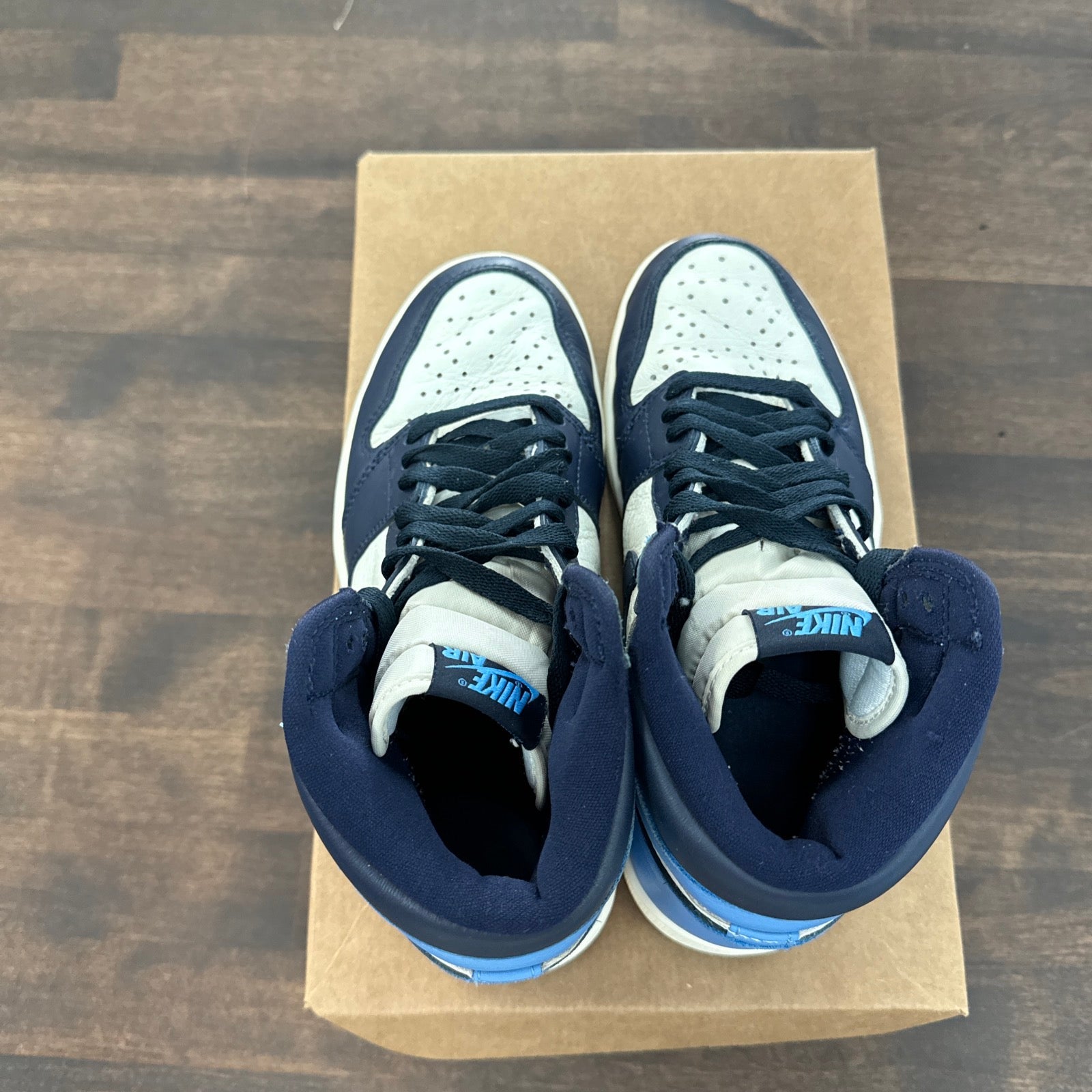 Jordan Obsidian Jordan 1 High Retro (USED, NO BOX) Size 7Y (Pre-Owned) - Image 4