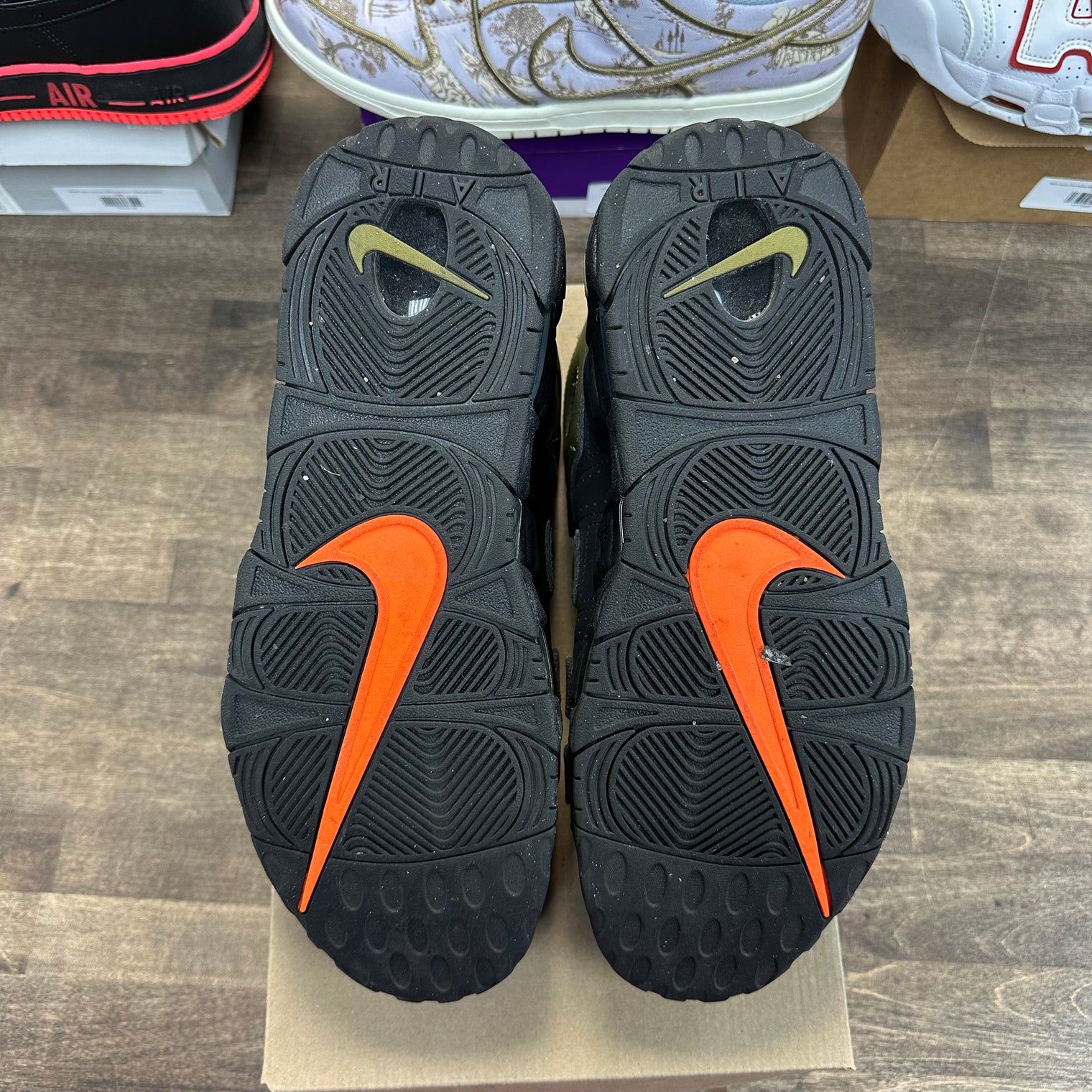 Rough Green Nike Air More Uptempo (USED, No Box)