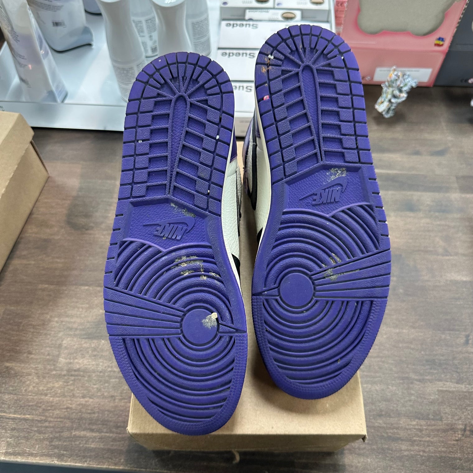 Court Purple Jordan 1 High (USED,No Box)