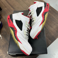 Fire Red Jordan 5 Low (USED)
