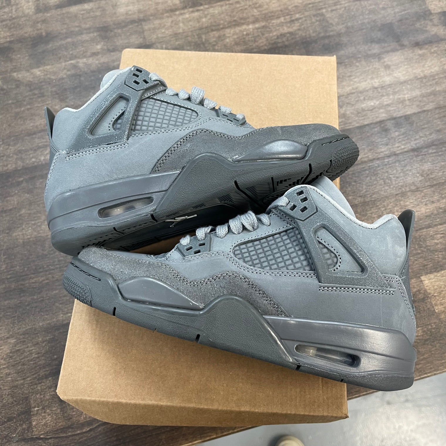 (GS) Wet Cement Paris Jordan 4 (USED, No Box)