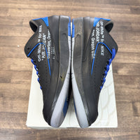 Off-White Black Blue Jordan 2 Retro Low SP (USED)