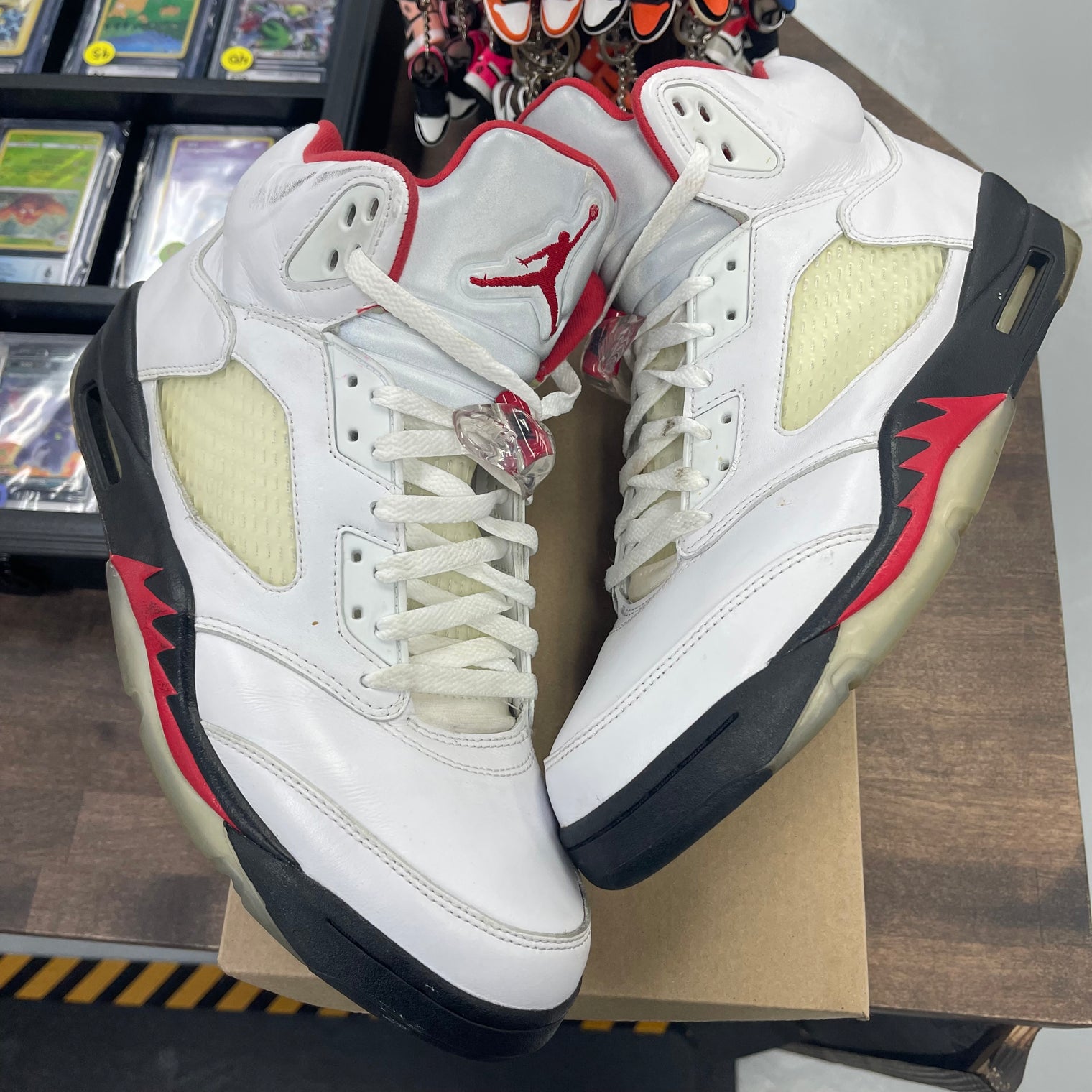 Fire Red Jordan 5 (USED, No Box)