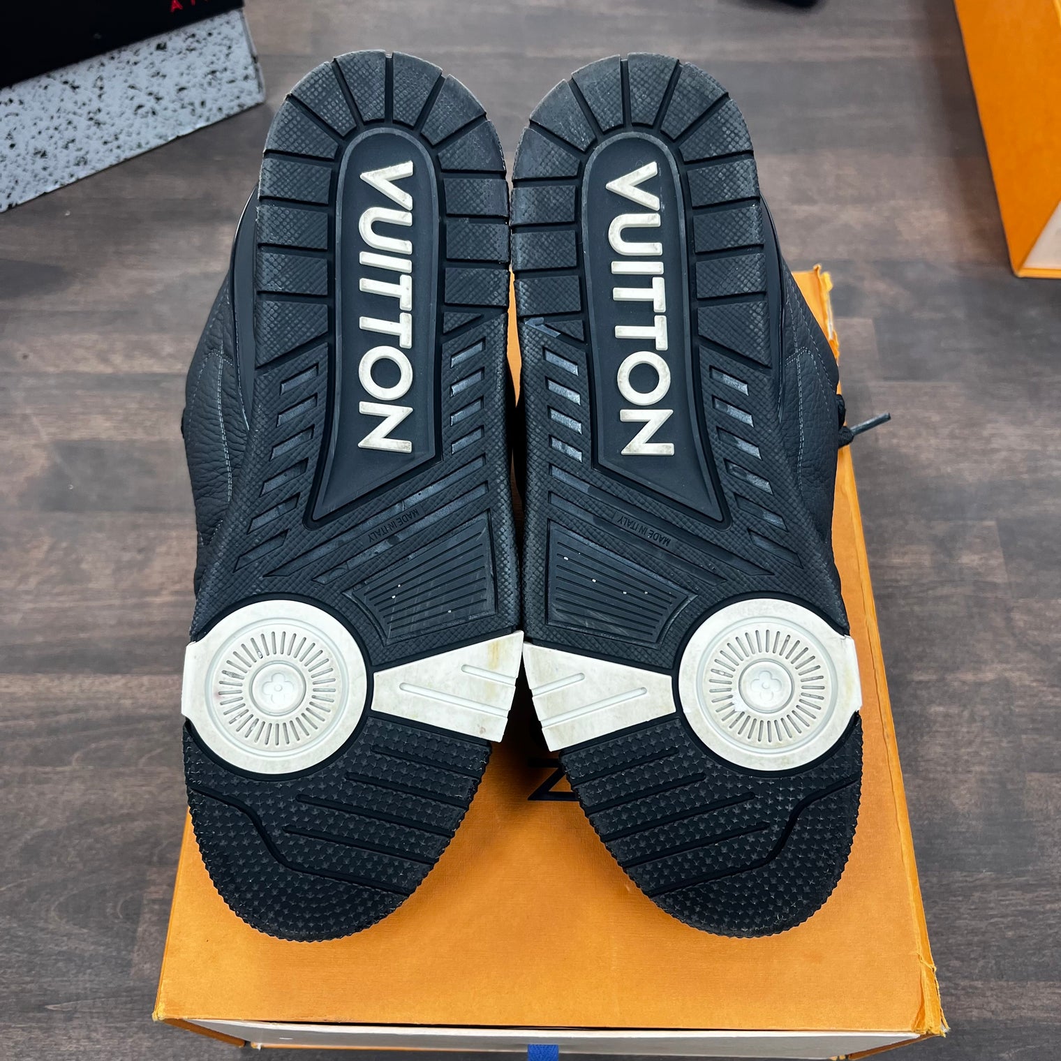 Louis Vuitton Skate Black Trainer Sneaker (USED)